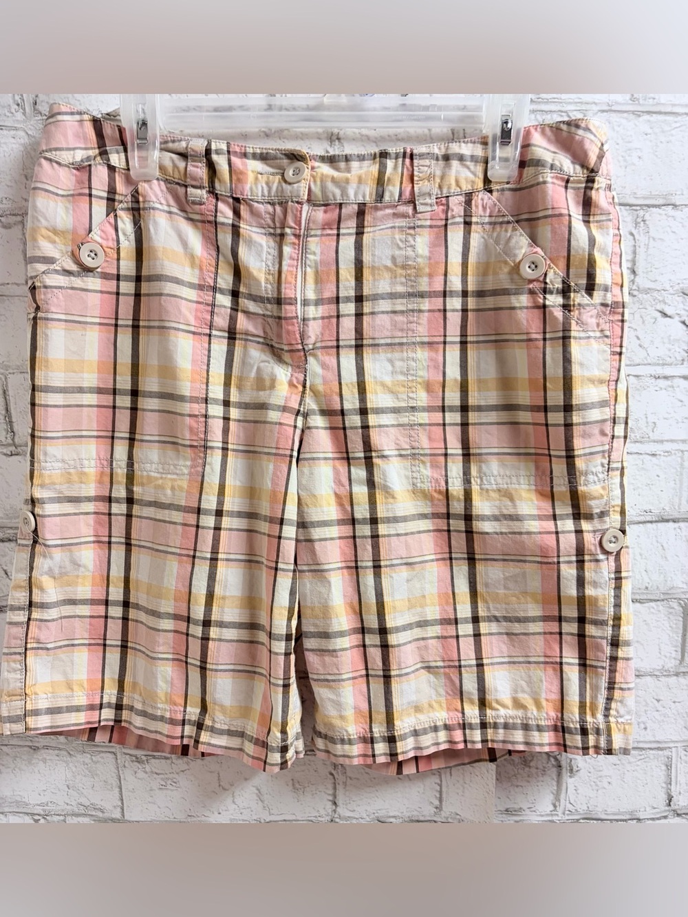 Women’s Size 12 Penmans Plaid Cotton Shorts